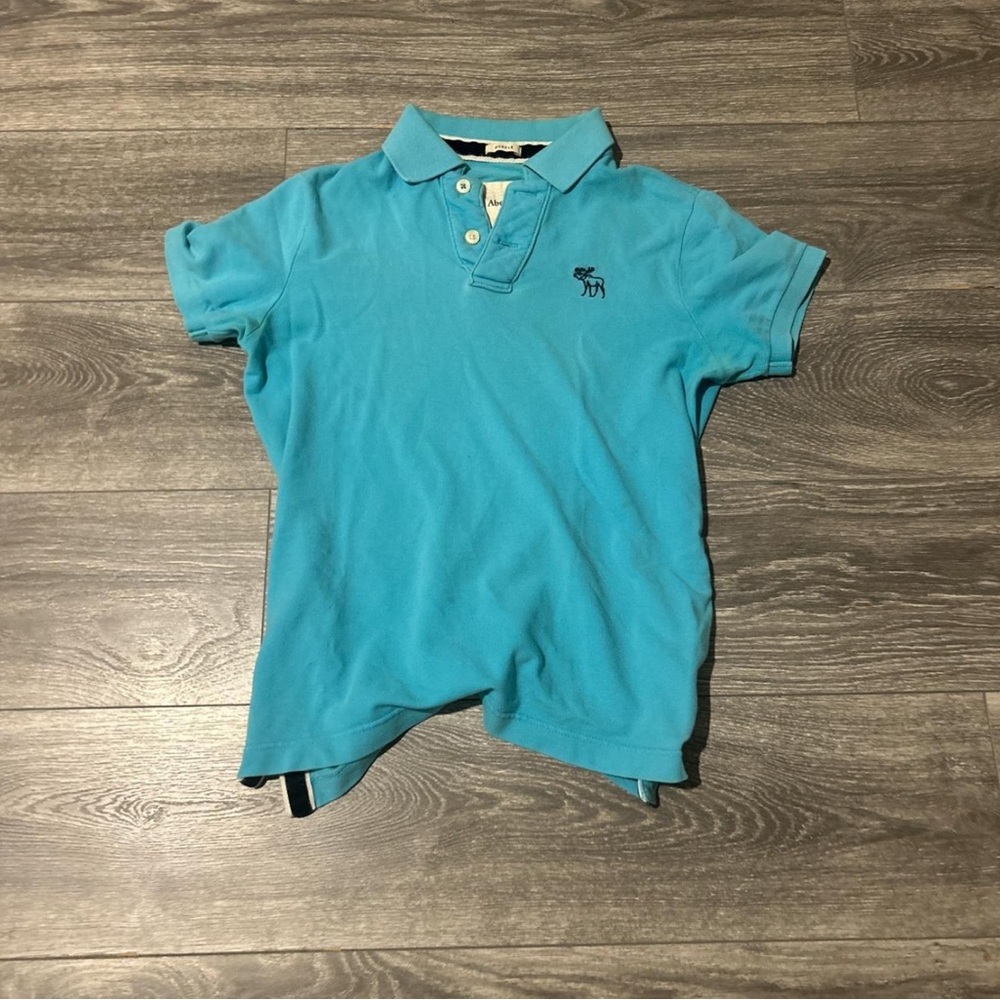 Vintage Abercrombie & Fitch Teal Polo